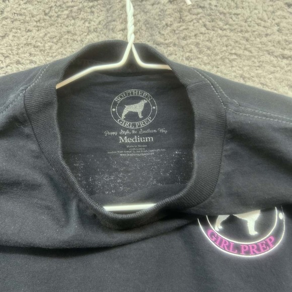 Southern Girl Prep T-Shirt Womens Medium Preppy Graphic T Quilt Pattern - Picture 5 of 6